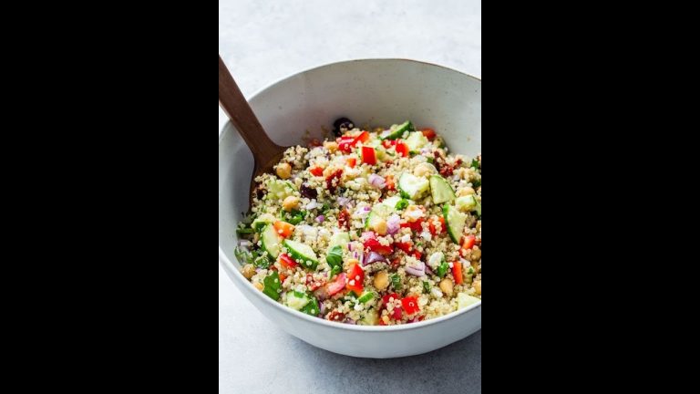 Receta de ensalada de quinua: una sencilla y nutritiva opción para tu menú diario