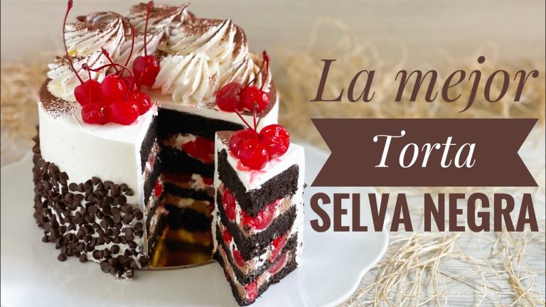Cómo hacer una deliciosa Torta de Selva Negra: Receta Fácil paso a paso